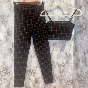 Forever 21 - Grid Pattern - 2 Piece Set